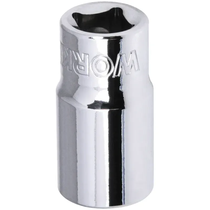 Soquete Sextavado Encaixe 1/4" 9mm Worker