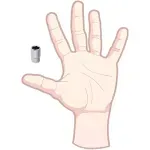 Soquete Sextavado Encaixe 1/4" 11mm Worker