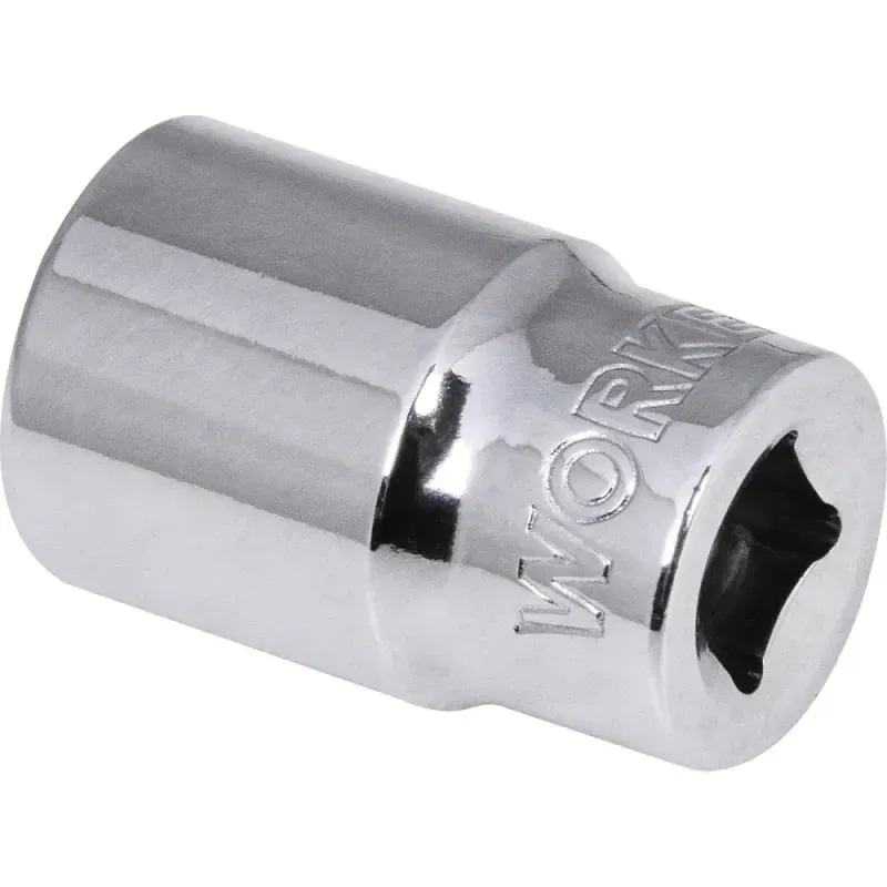 Soquete Sextavado Encaixe 1/4" 12mm Worker