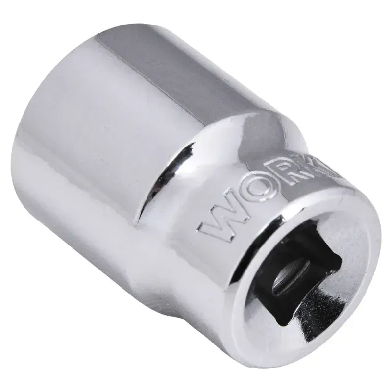 Soquete Sextavado Encaixe 1/4" 13mm Worker