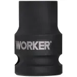 Soquete Sextavado Impacto Encaixe 1/2" 15mm Worker