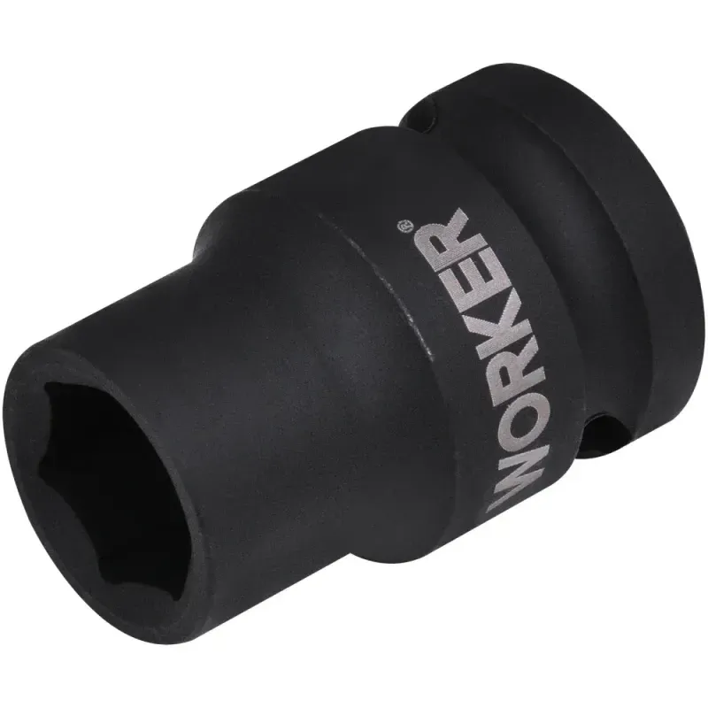 Soquete Sextavado Impacto Encaixe 1/2" 15mm Worker