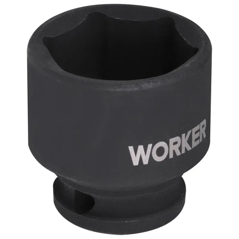 Soquete Sextavado Impacto Encaixe 1/2" 30mm Worker
