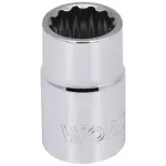 Soquete Estriado Encaixe 3/8" 12mm Worker