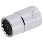 Soquete Estriado Encaixe 3/8" 12mm Worker