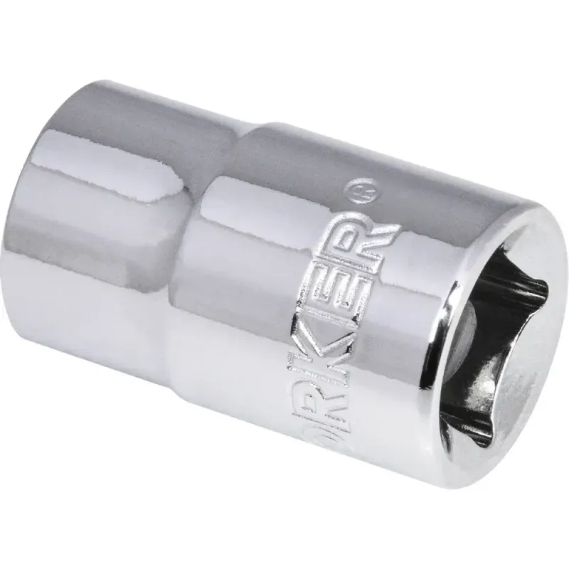 Soquete Estriado Encaixe 3/8" 12mm Worker