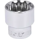 Soquete Estriado Encaixe 3/8" 20mm Worker