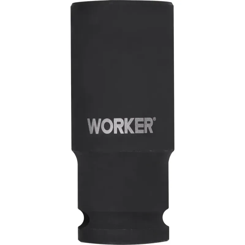 Soquete Sextavado De Impacto Longo Encaixe 1/2" 24mm Worker