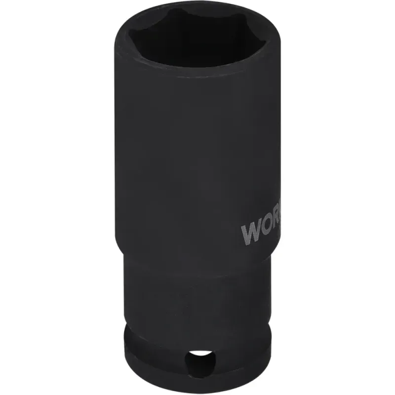 Soquete Sextavado De Impacto Longo Encaixe 1/2" 24mm Worker