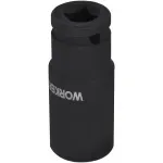 Soquete Sextavado De Impacto Longo Encaixe 1/2" 24mm Worker