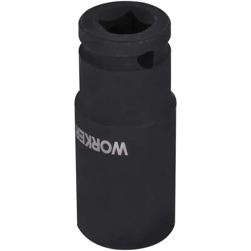 Soquete Sextavado De Impacto Longo Encaixe 1/2" 24mm Worker