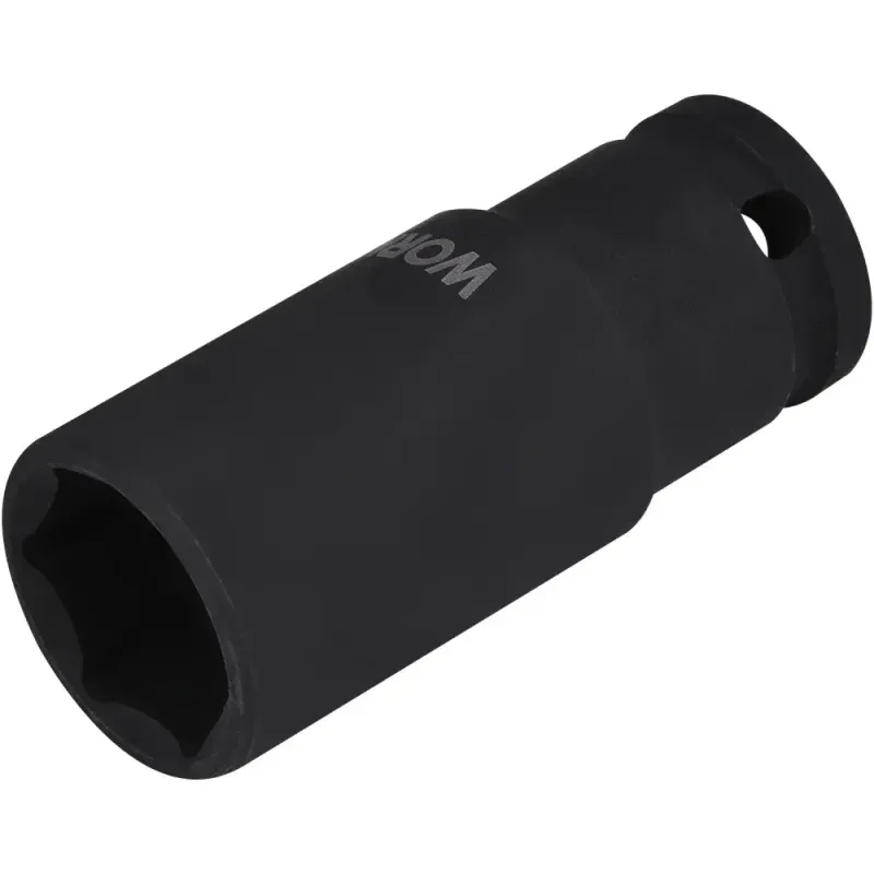 Soquete Sextavado De Impacto Longo Encaixe 1/2" 24mm Worker