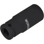 Soquete Sextavado De Impacto Longo Encaixe 1/2" 24mm Worker