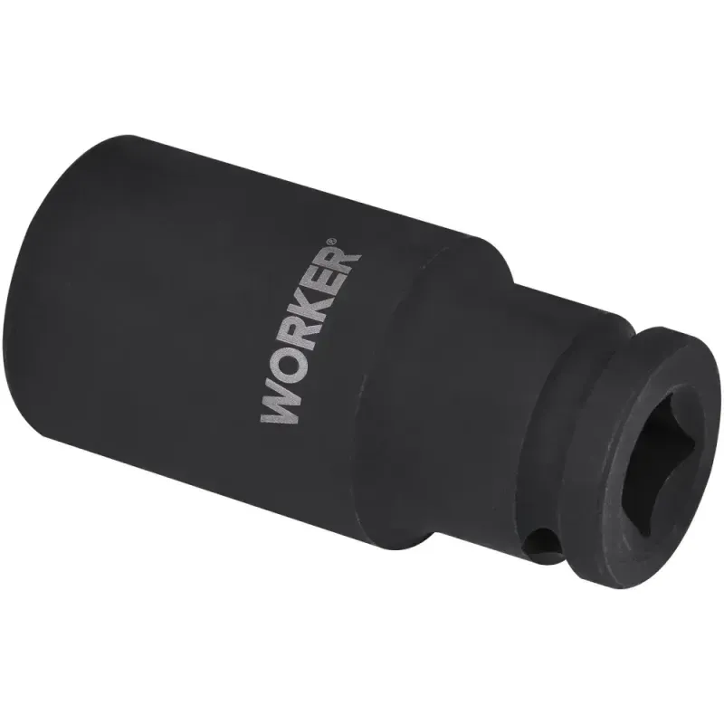 Soquete Sextavado De Impacto Longo Encaixe 1/2" 27mm Worker