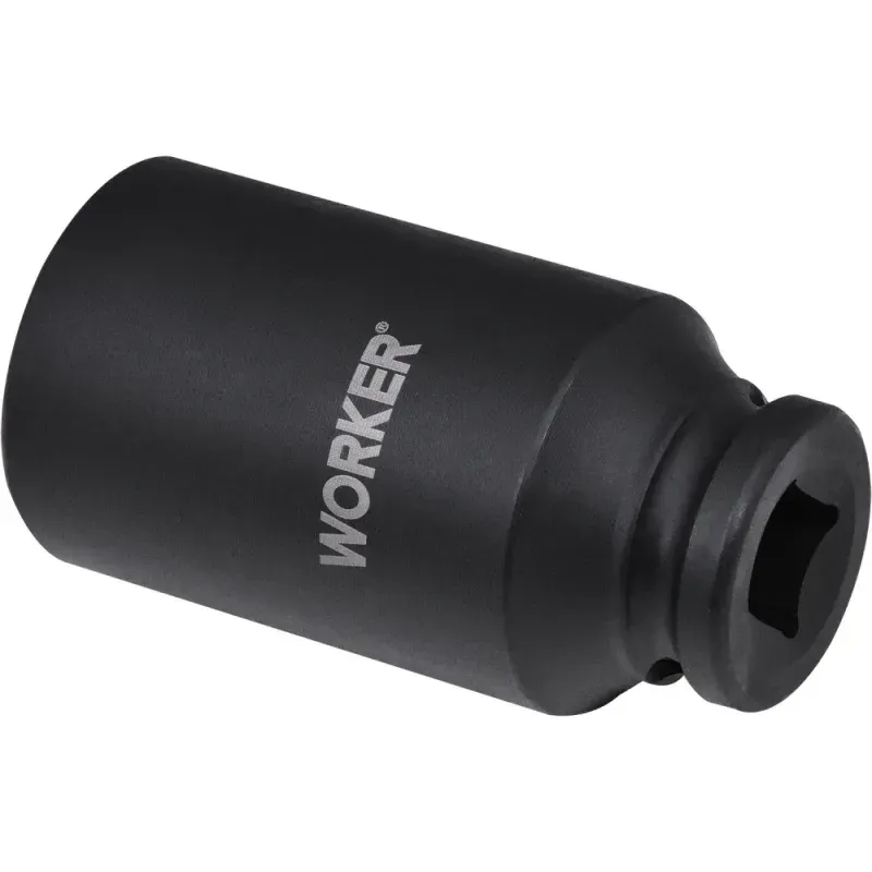 Soquete Sextavado De Impacto Longo Encaixe 1/2" 30mm Worker