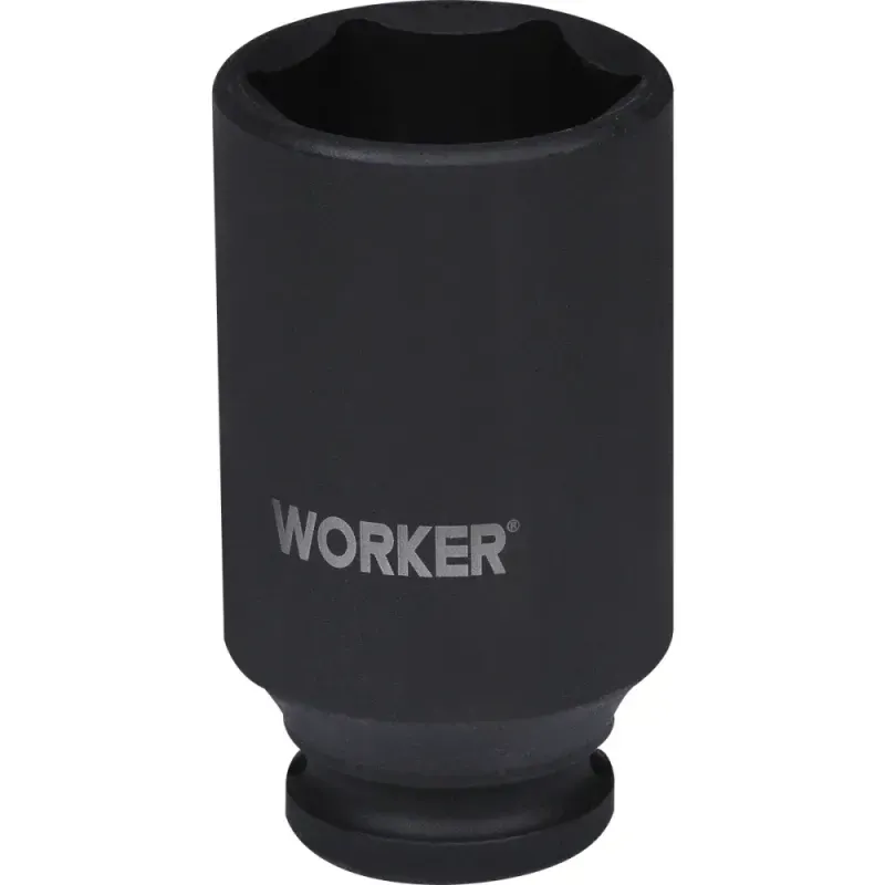 Soquete Sextavado De Impacto Longo Encaixe 1/2" 32mm Worker