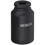 Soquete Sextavado De Impacto Longo Encaixe 1/2" 32mm Worker