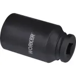 Soquete Sextavado De Impacto Longo Encaixe 1/2" 32mm Worker