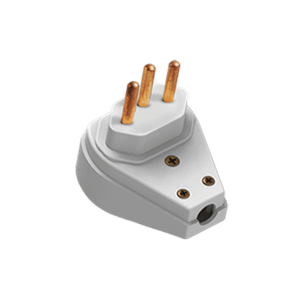 Plugue Macho Extra Gigante Cinza 3P + T 20A 250V Ilumi