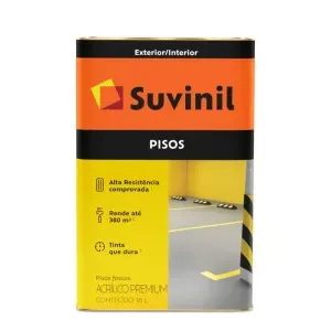 Tinta Acrílica Premium para Pisos Fosco Concreto 18L Suvinil