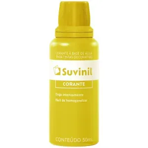 Corante Líquido para Tinta Amarela 50ml Suvinil