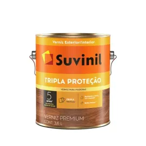 VERNIZ TRIPLA PROTEÇÃO FOSCO NATURAL 3,6L SUVINIL