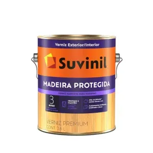 VERNIZ MADEIRA PROTEGIDA FOSCO NATURAL 3,6L SUVINIL
