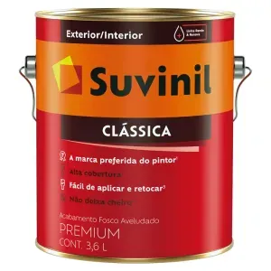 Tinta Acrílica Clássica Fosco Areia 3,6L Suvinil