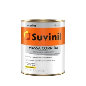 Massa Corrida para Alvenaria Lata 1,4Kg Suvinil