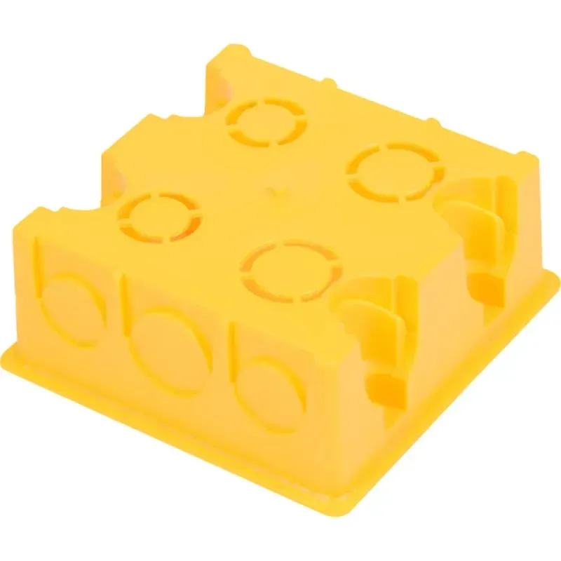 Caixa-de-Luz-em-PVC-Quadrada-Amarela-4x4-Somar