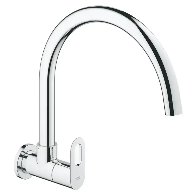 Torneira-de-Cozinha-para-Parede-Cromado-Bauloop-1-2--Grohe
