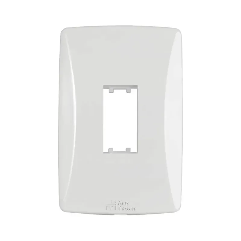 PLACA-4X2-1-POSTO-VERTICAL-BRANCA-PETRA-MECTRONIC