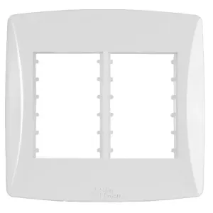 PLACA 4X4 6 POSTOS HORIZONTAL BRANCO PETRA