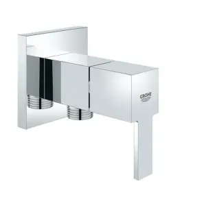 Válvula Com Curva Saída Baumetric Cromada 1/2" Grohe