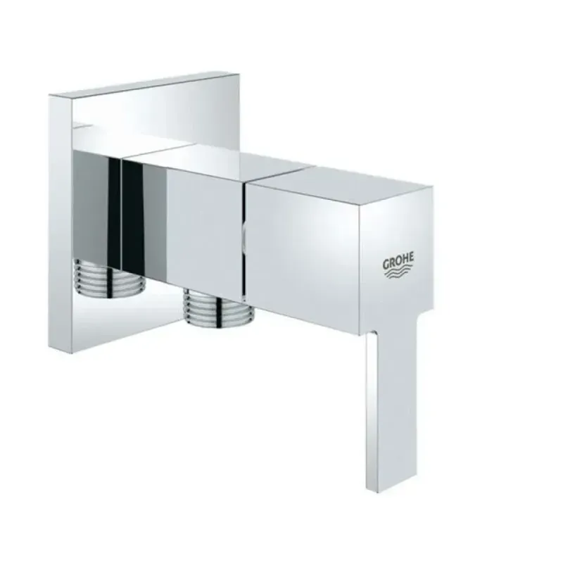 Valvula-Com-Curva-Saida Baumetric Cromada 1-2--Grohe