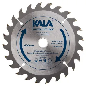 Serra Circular para Madeira com 24 Dentes 16” 406mm Kala