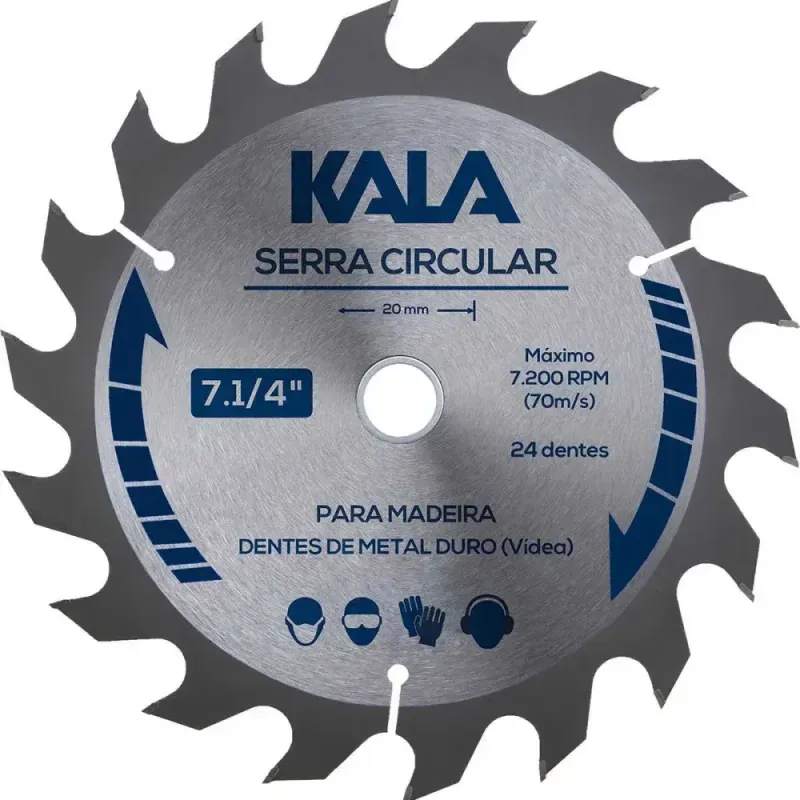Serra-Circular-para-Madeira-com-48 Dentes 16”-406mm Kala