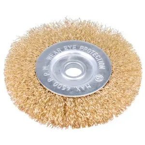 Escova Circular Ondulada Latonado  4"X1/2"  Worker