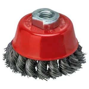 Escova Copo Trançada M14x4" Worker