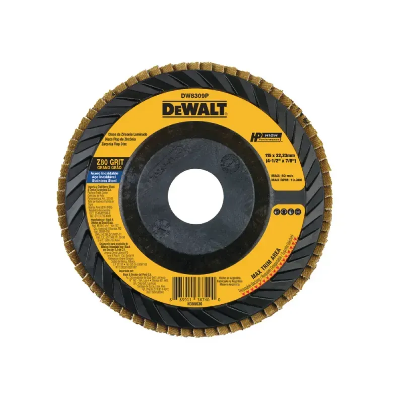 Disco-de-Flap-Plastico-Reto-g80-115mm-Dewalt