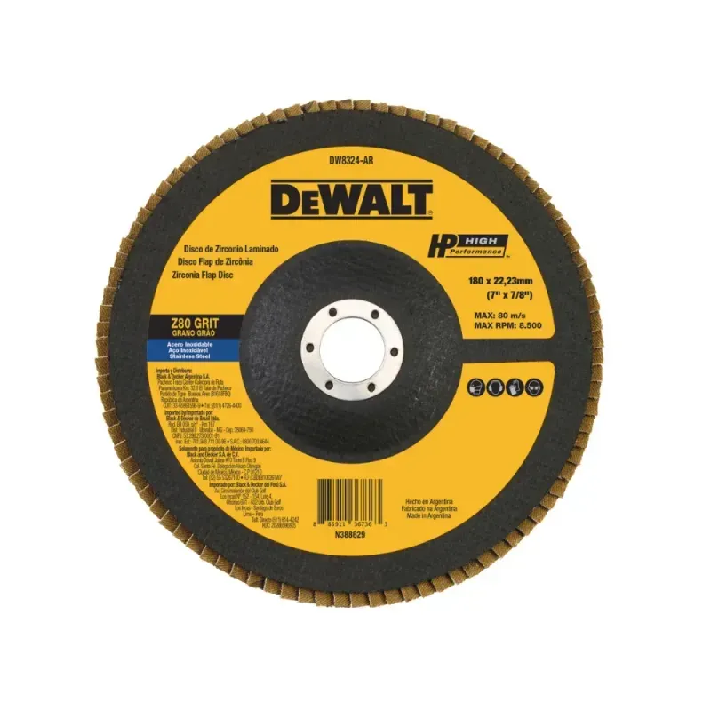 Disco-de-Flap-Plastico-Reto-g80-180mm-Dewalt