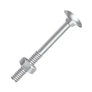 Parafuso Francês Porca Zincado 3/8"x11" 50 Peças Ciser