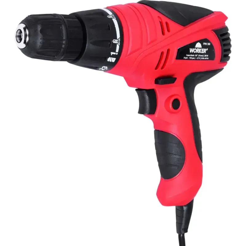 Furadeira-Parafusadeira-FPW300-3-8”-10mm-280W-127V-Worker