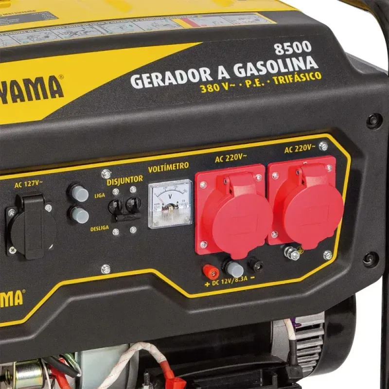 Gerador-a-Gasolina-4T-25l-Motor-175hp-380V-Matsuyama