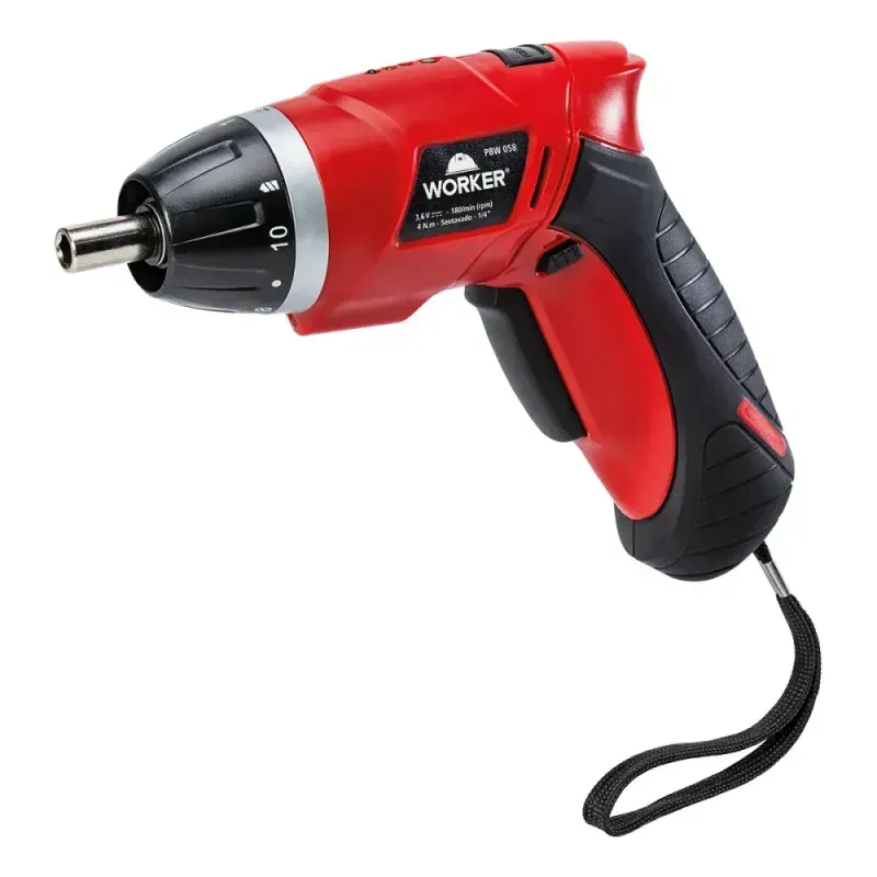 Parafusadeira-a-Bateria-PBW-058 com-58 Pecas-36V-Biv-Worker