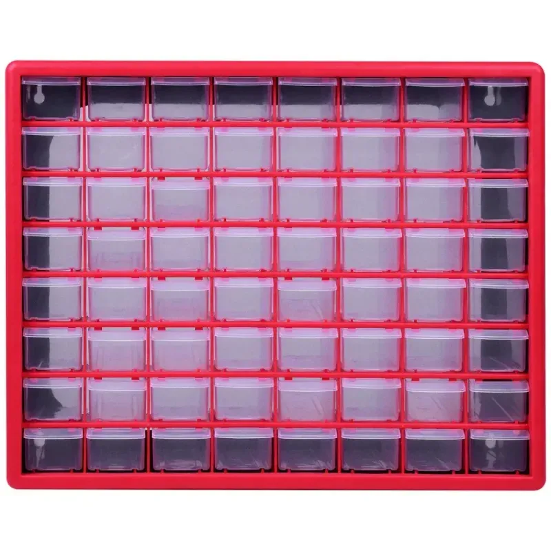Organizador-Plastico-64-Gavetas-50x16x39cm-Worker
