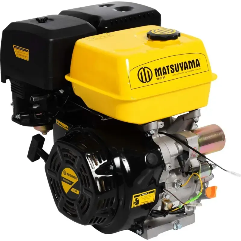 Motor-Horizontal-a-Gasolina-4T-65l-Motor-13hp-Matsuyama