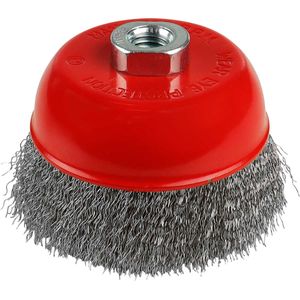 Escova Copo Ondulada 2.1/2" M14 Worker