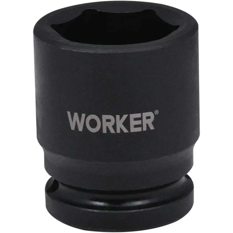 Soquete Sextavado Impacto Encaixe 3/4" 32mm Worker