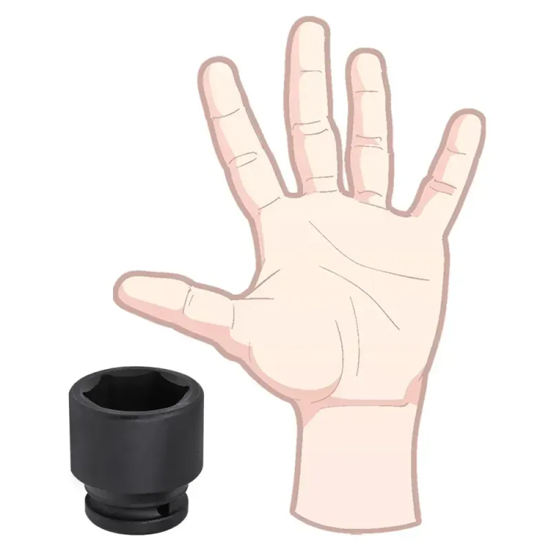 Soquete Sextavado Impacto Encaixe 3/4" 36mm Worker